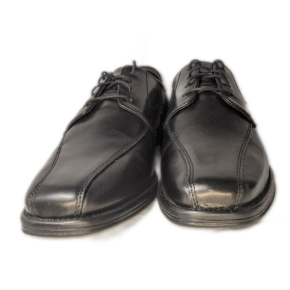 Spark Royal laces Black Leather Man Dress Shoes. - Picture 2 of 11